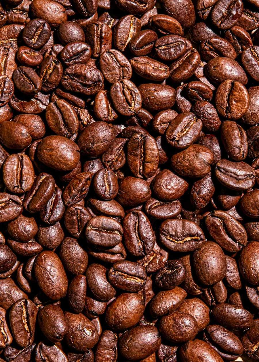 Roasted coffee beans